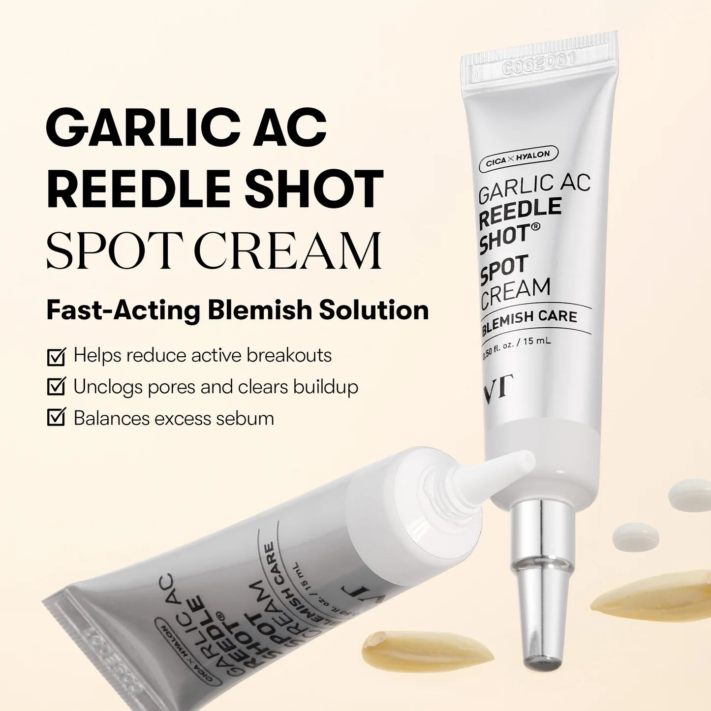 VT - GARLIC AC REEDLE SHOT SPOT CREAM X 15ML