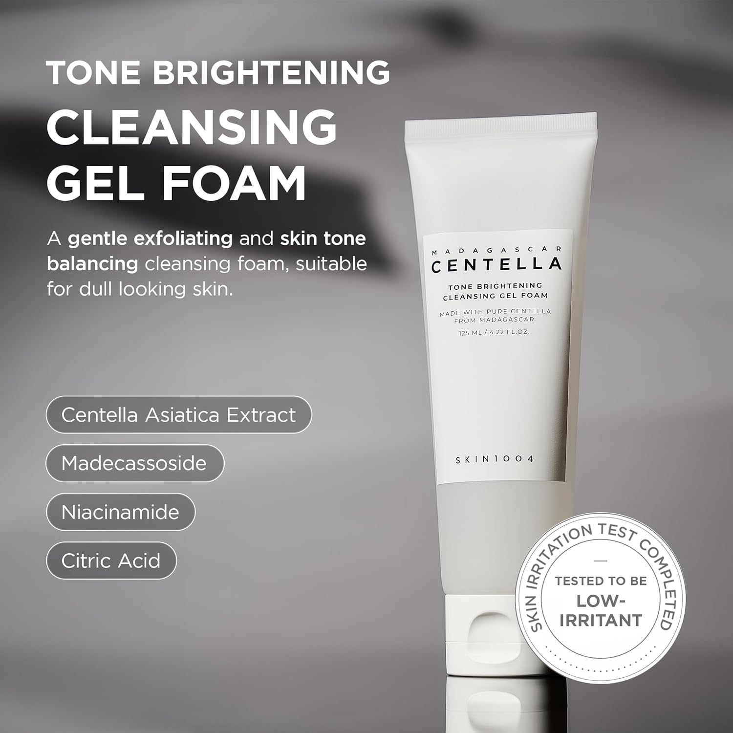 SKIN1004 - MADAGASCAR CENTELLA TONE BRIGHTENING CLEANSING GEL FOAM 125ml