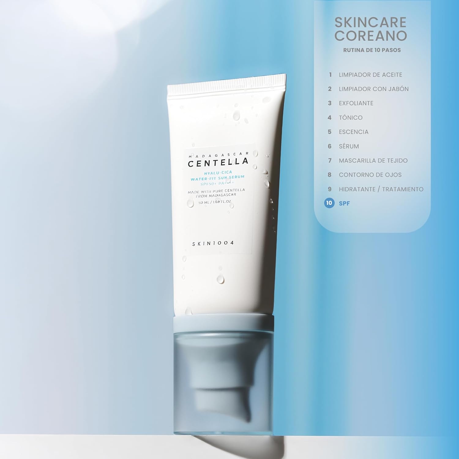 SKIN1004 - MADAGASCAR CENTELLA HYALU-CICA WATER-FIT SUN SERUM