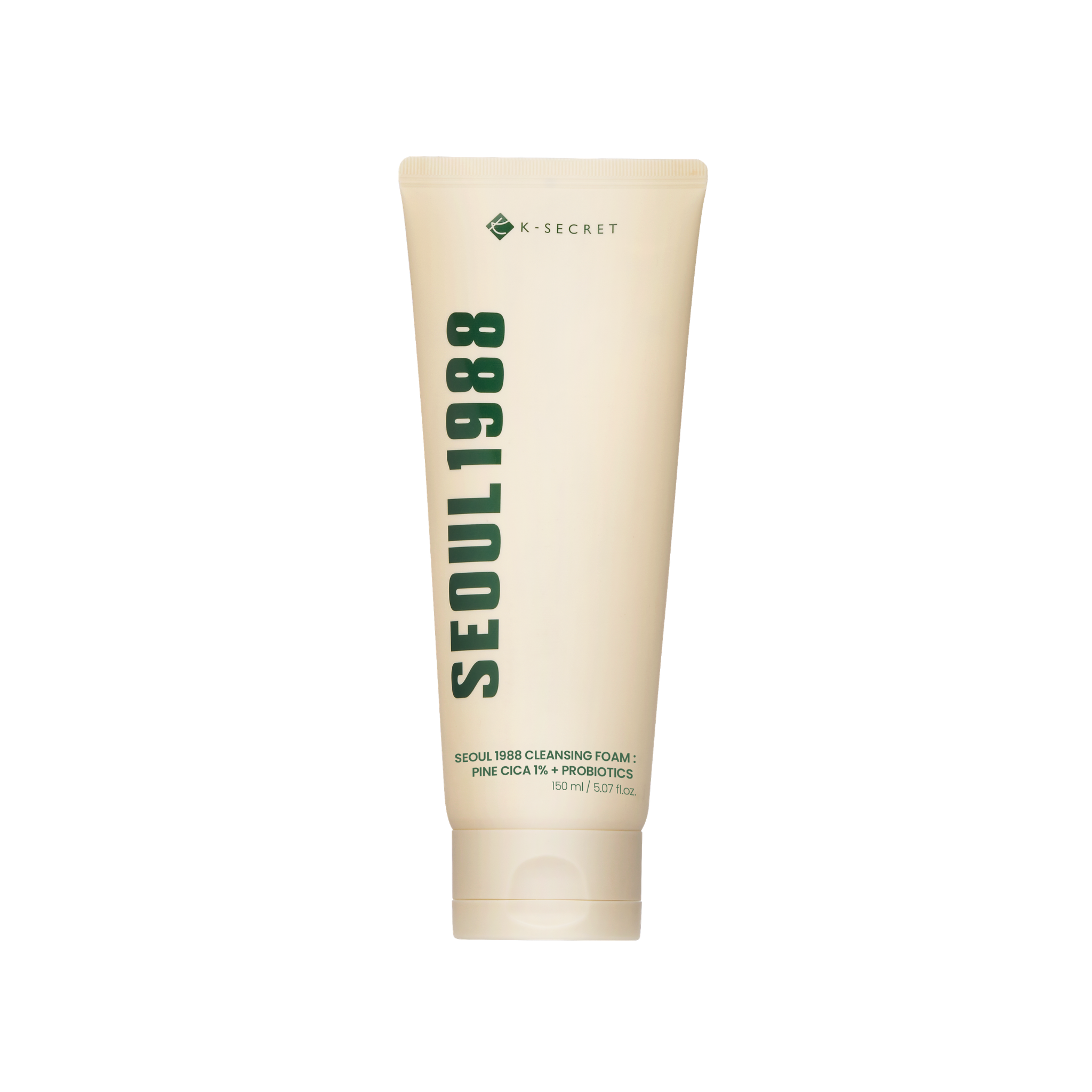 KSECRET -  SEOUL 1988 CLEANSING FOAM: PINE CICA 1 % + PROBIOTICS 150 ml