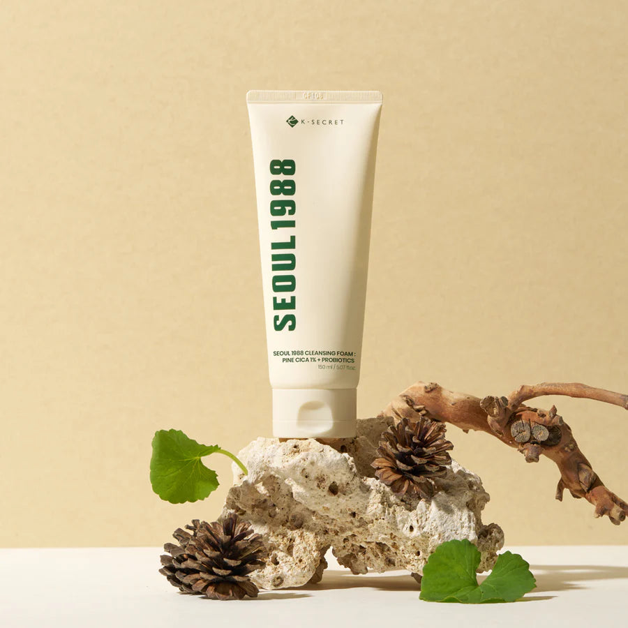 KSECRET -  SEOUL 1988 CLEANSING FOAM: PINE CICA 1 % + PROBIOTICS 150 ml