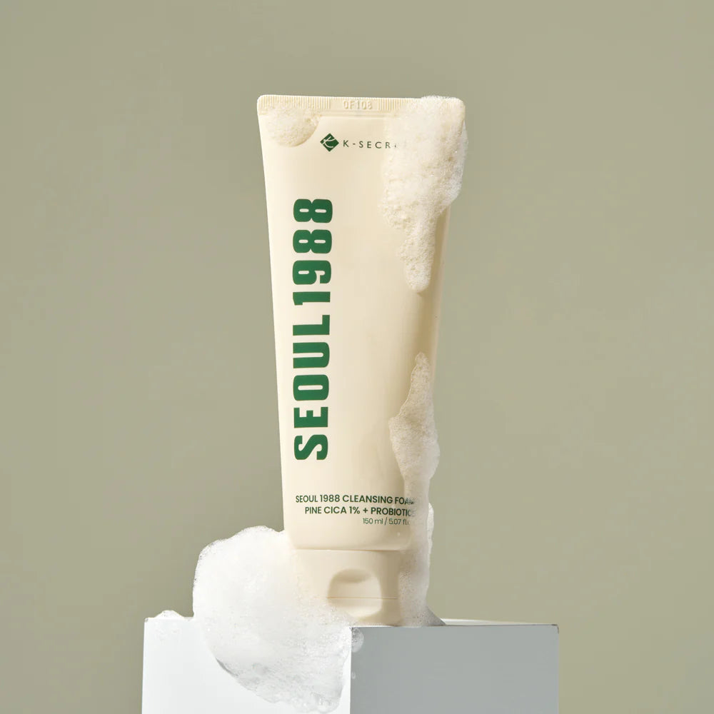 KSECRET -  SEOUL 1988 CLEANSING FOAM: PINE CICA 1 % + PROBIOTICS 150 ml