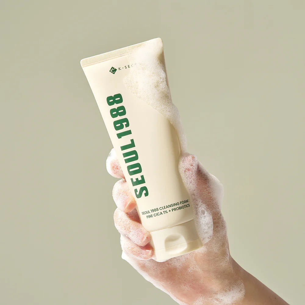 KSECRET -  SEOUL 1988 CLEANSING FOAM: PINE CICA 1 % + PROBIOTICS 150 ml