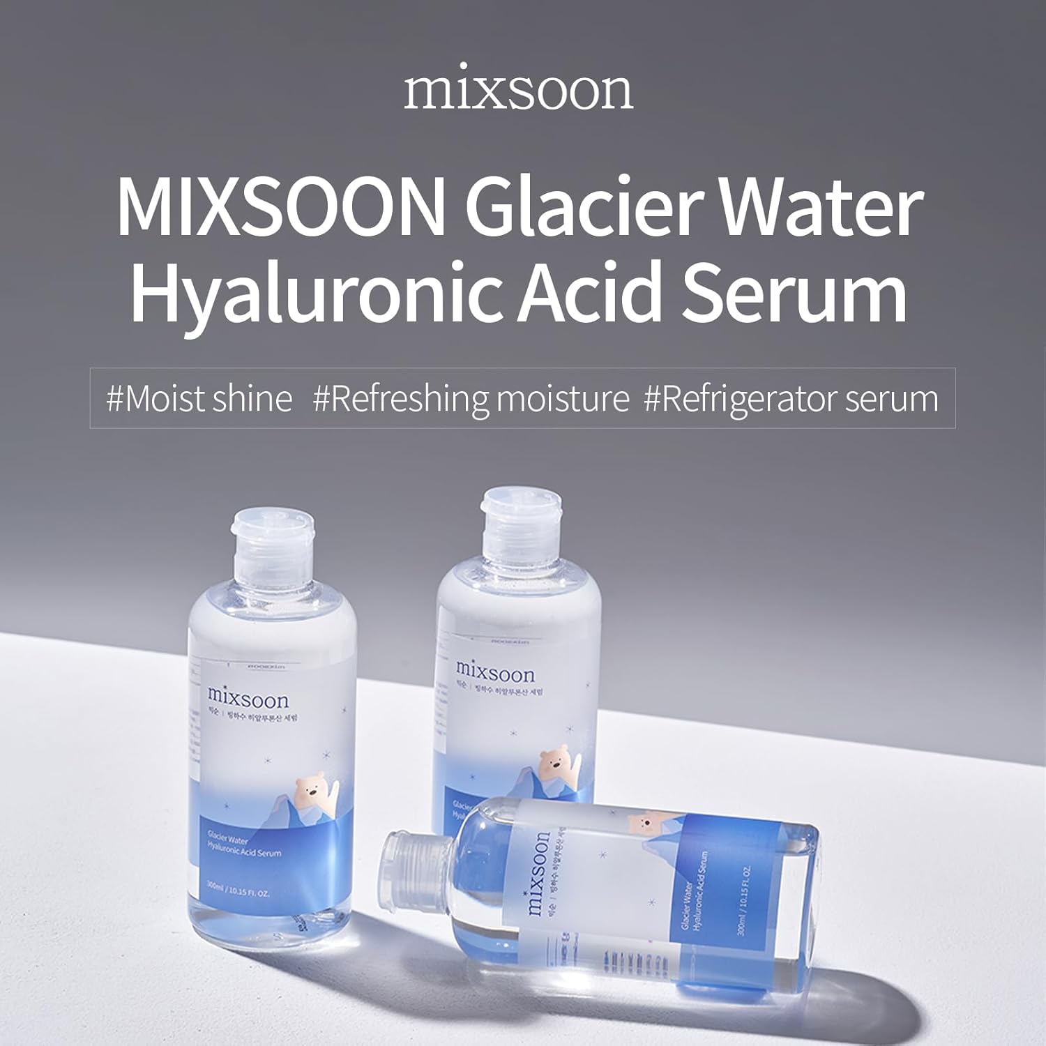 MIXSOON - GLACIER WATER HYALURONIC ACID SERUM 300ml