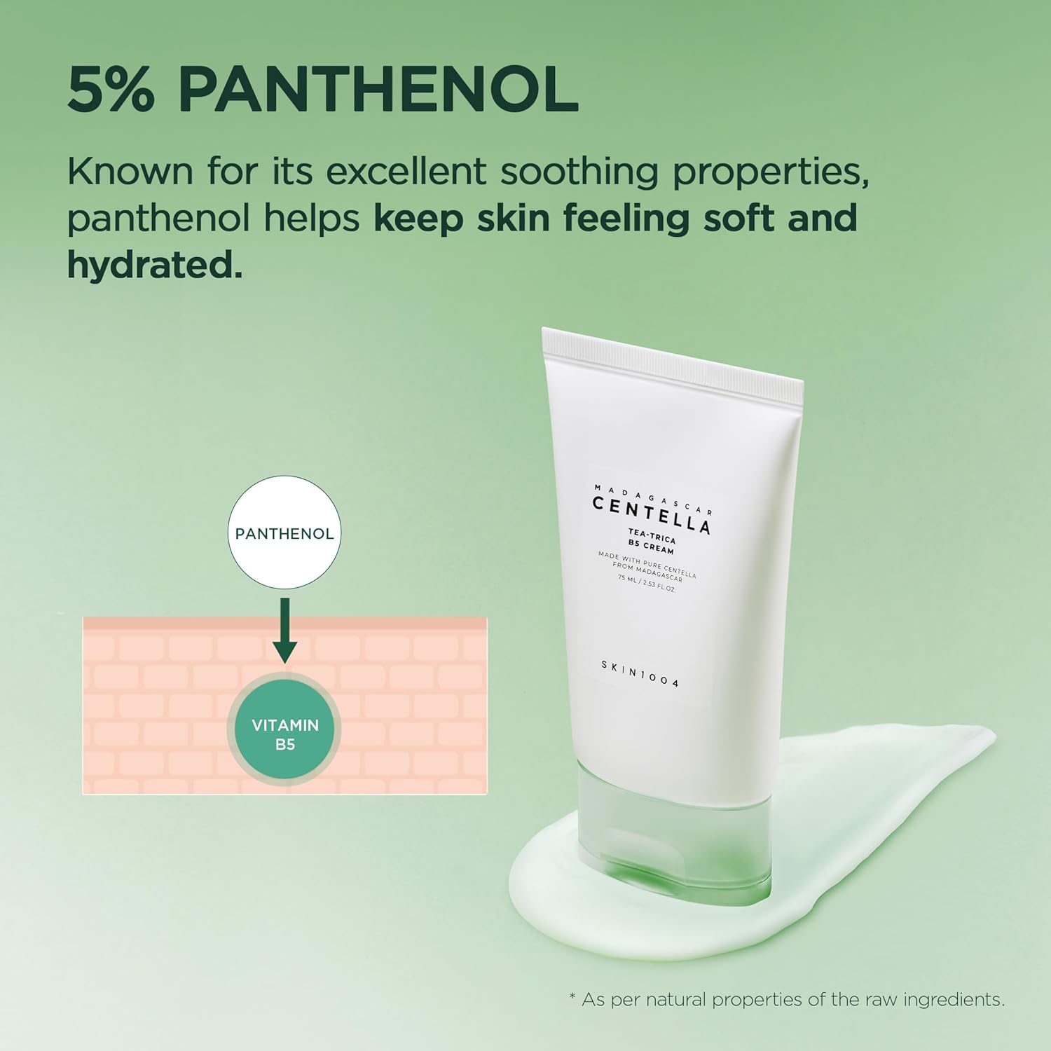 SKIN1004 - MADAGASCAR CENTELLA TEA TRICA B5 CREAM 75ml