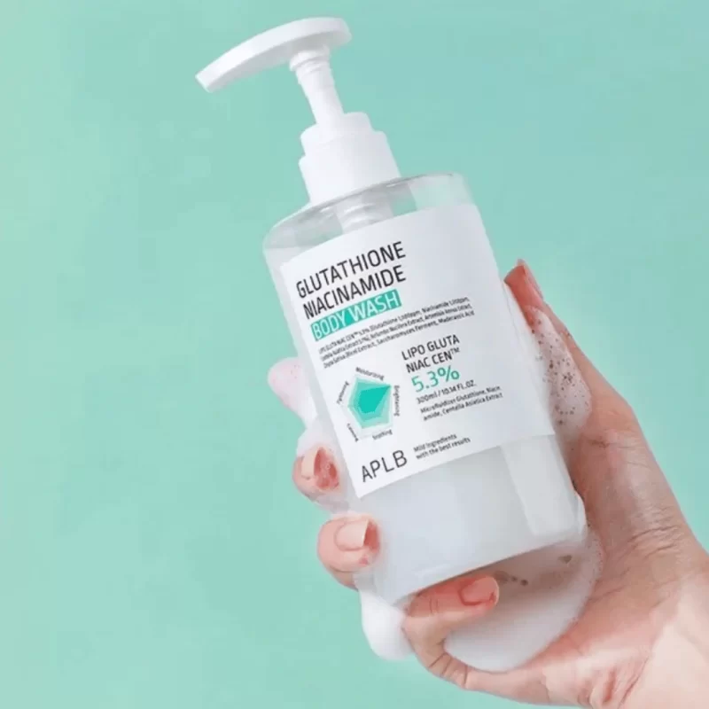 APLB – Jabon Corporal Glutathione Niacinamide Body Wash (300 ml) - Image 3
