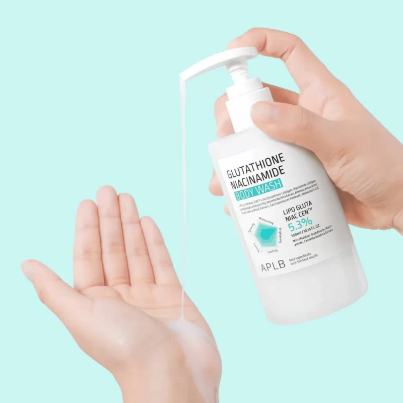 APLB – Jabon Corporal Glutathione Niacinamide Body Wash (300 ml) - Image 4
