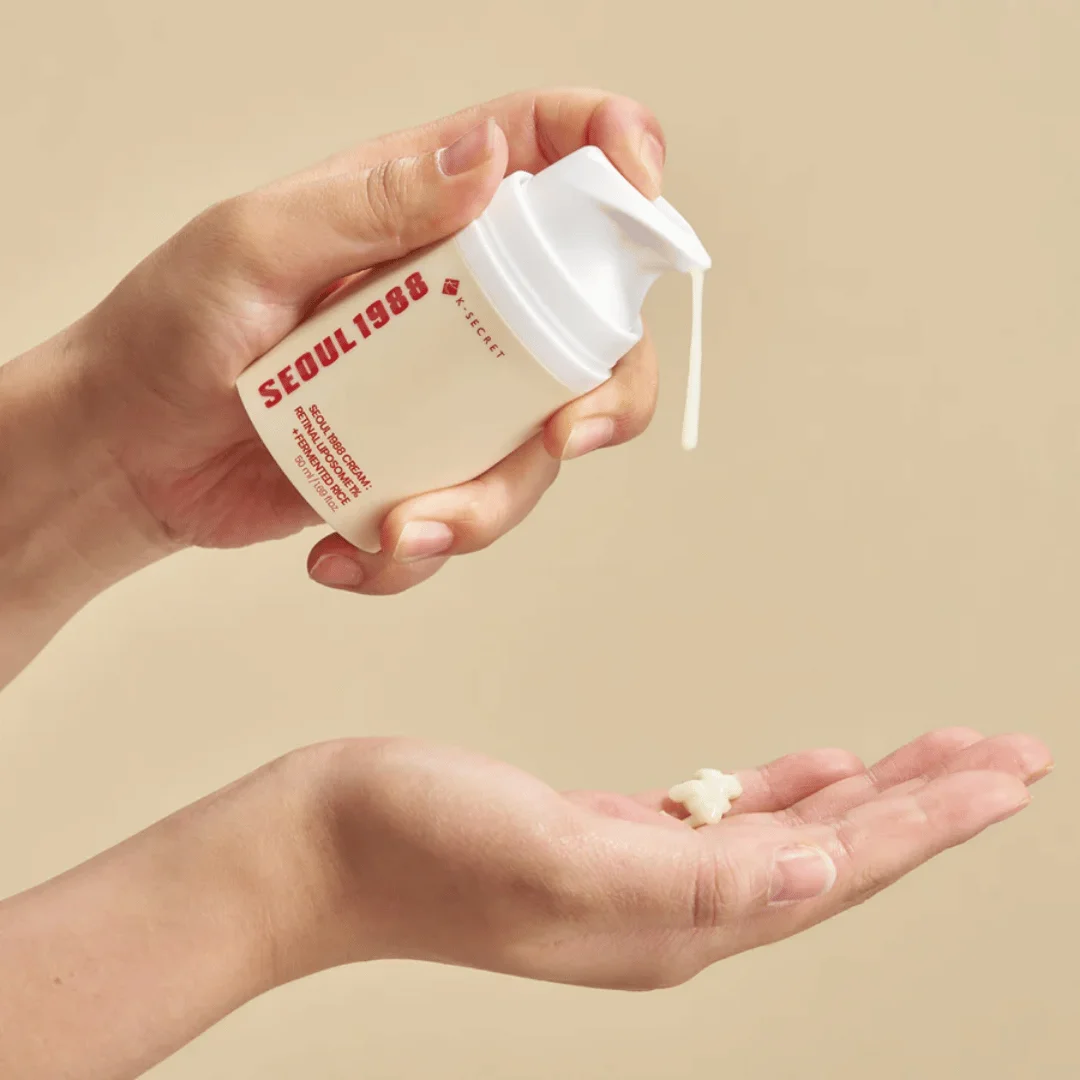 KSECRET – Seoul 1988 Crema Hidratante Cream: Retinal Liposome 1% + Fermented Rice - Image 3