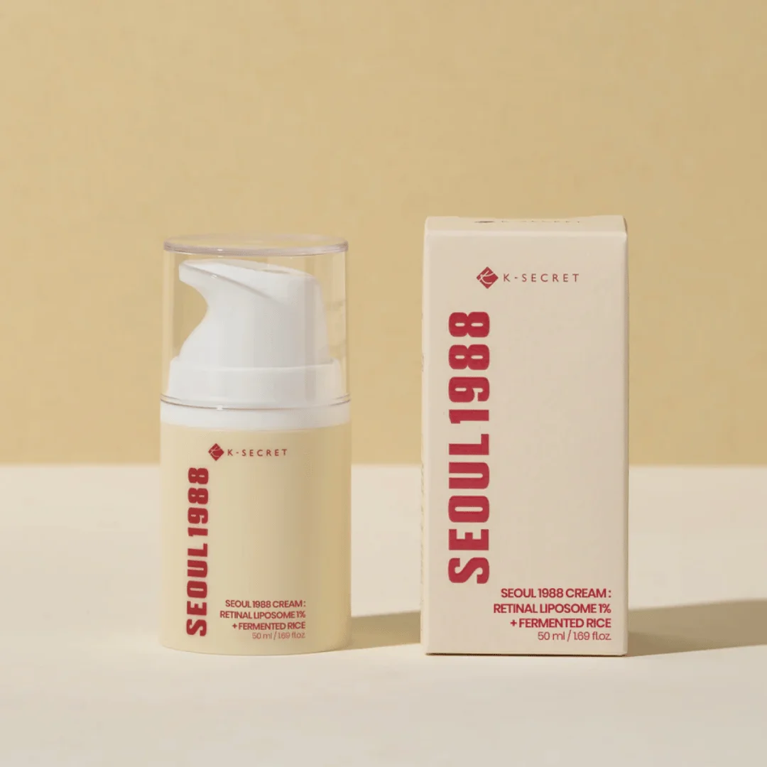 KSECRET – Seoul 1988 Crema Hidratante Cream: Retinal Liposome 1% + Fermented Rice - Image 2