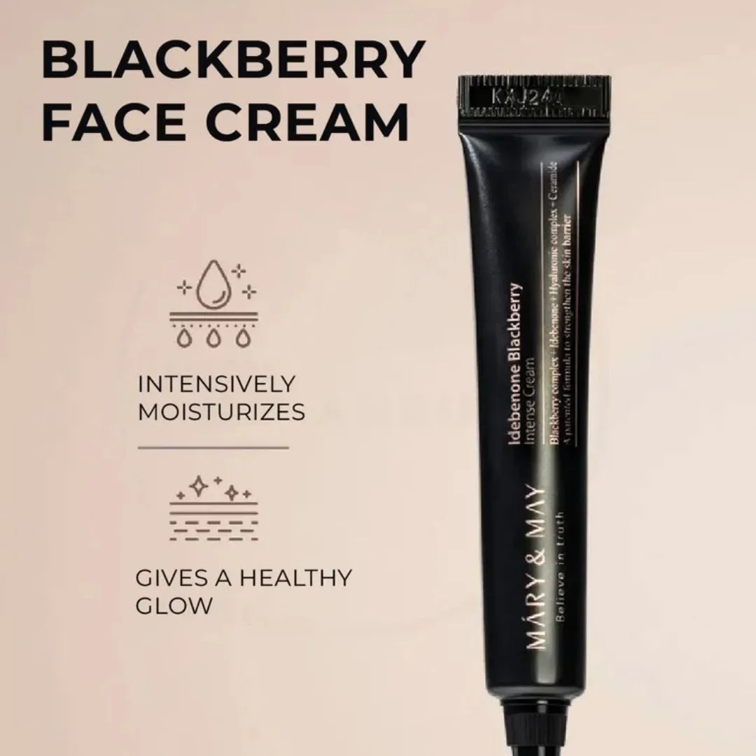 MARYMAY IDEBENONE + BLACKBERRY COMPLEX INTENSIVE TOTAL CARE CREAM 12ML | Hidratante - Image 2