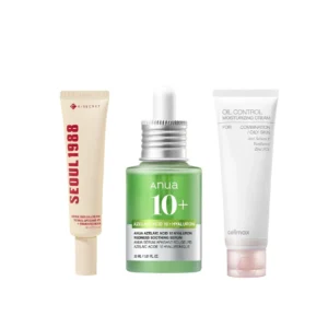 Kit Triple Accion Piel Grasa y Brotes - KSECRET + ANUA + CELIMAX